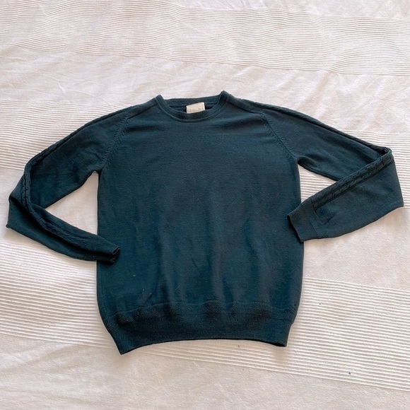 WOOYOUNGMI Deep Teal Wool Sweater SIze Small - Picture 1 of 11
